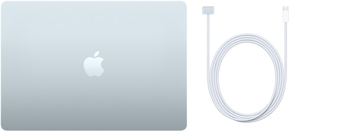 15-tommers MacBook Air og USB-C-til-MagSafe 3-kabel
