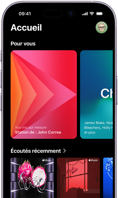Écran Playlist Playground sur un iPhone, montrant une playlist vide qui n’a pas encore été créée