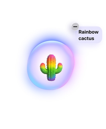 Apple Intelligence ile oluşturulmuş bir Genmoji