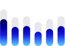 dB-Meter in Blau