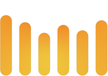 dB-Meter in Orange